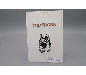 Stickdatei - Deutscher langhaar Schäferhund Silhouette